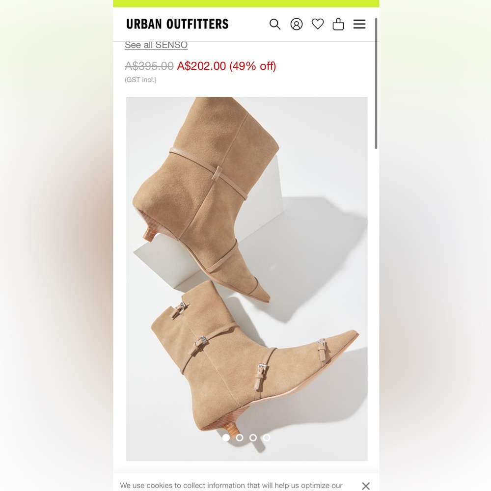 Brand new suede boots